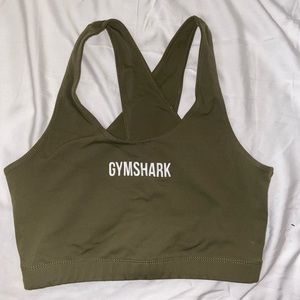 Olive Green GymShark Sports Bra